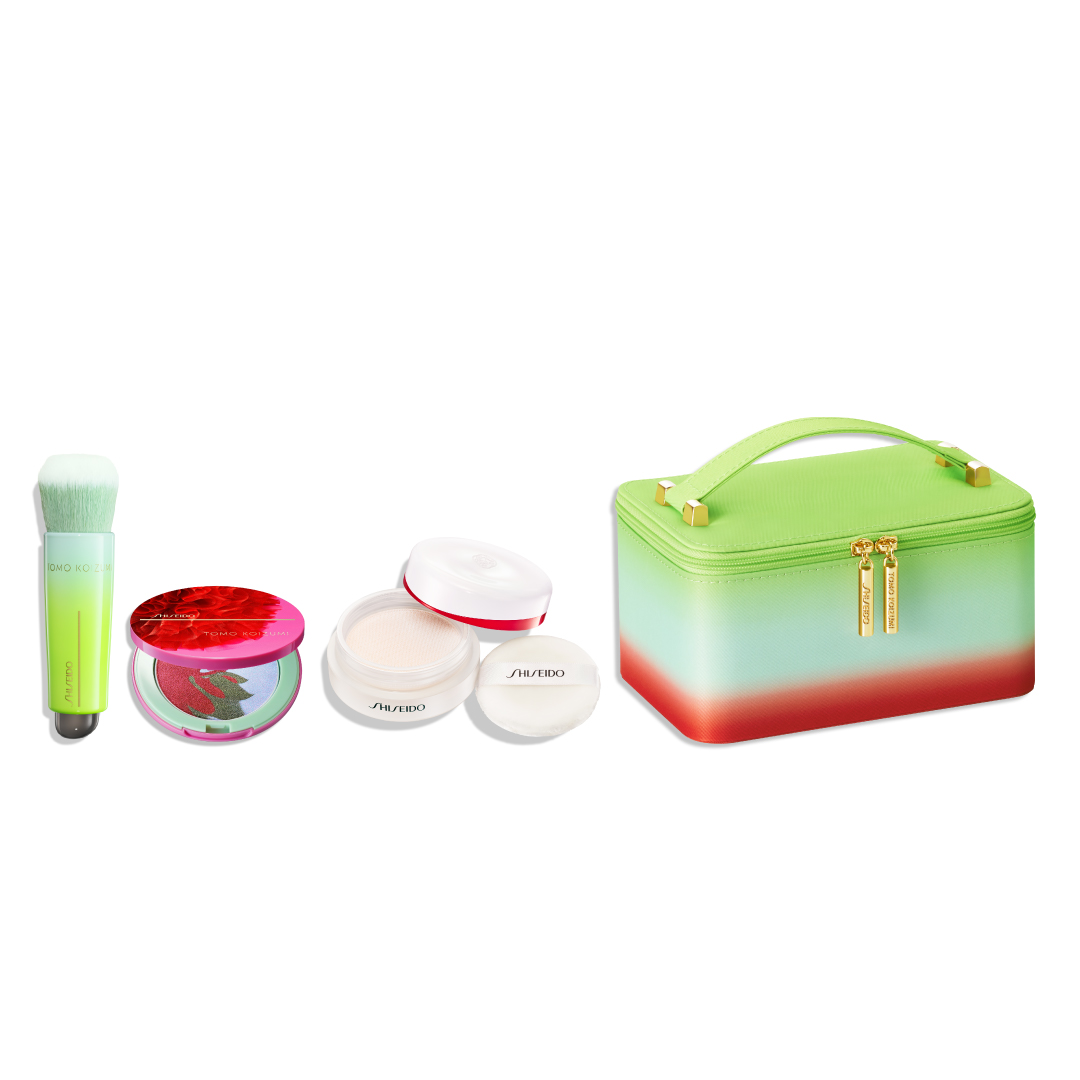 ＳＨＩＳＥＩＤＯ　ＨＯＬＩＤＡＹ　ポーチキャンペーンキット（ＤＡＩＹＡ　ＦＵＤＥ　２６　＆　カラー＋グロウ　エンハンサー　２０　＆　エッセンス　スキンセッティング　パウダー　０２）