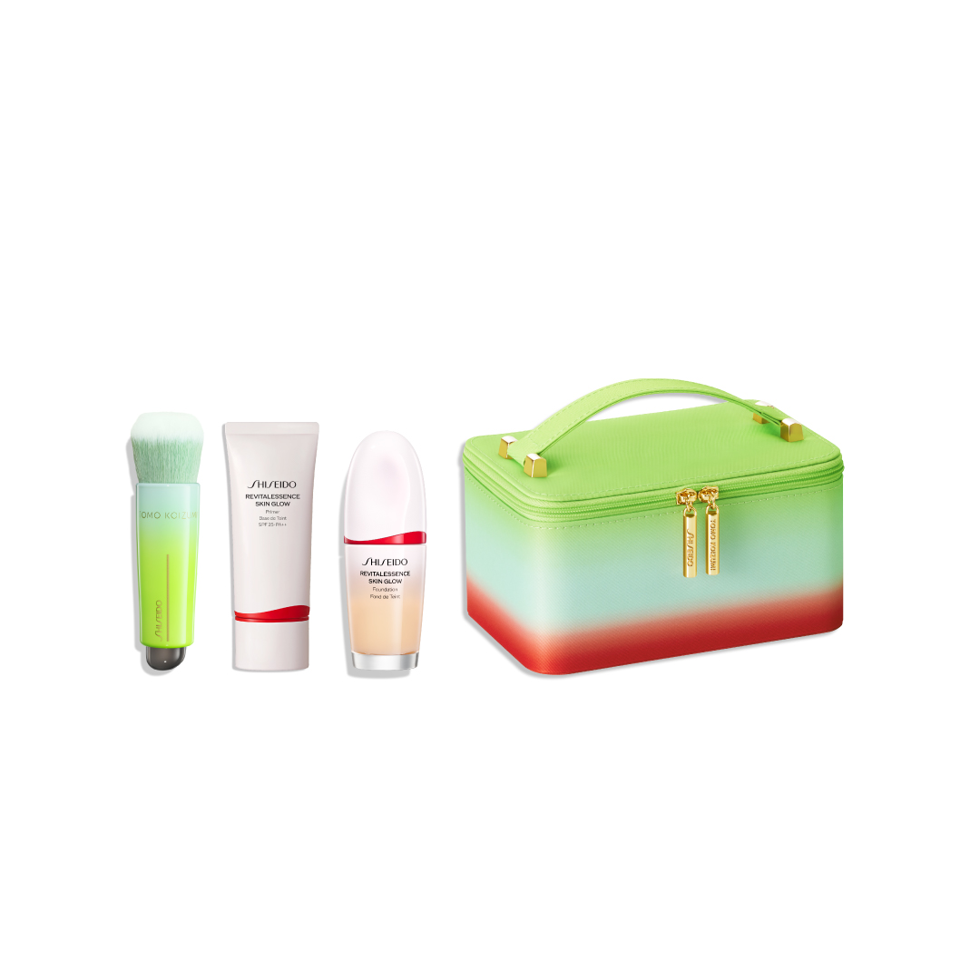 ＳＨＩＳＥＩＤＯ　ＨＯＬＩＤＡＹ　ポーチキャンペーンキット（ＤＡＩＹＡ　ＦＵＤＥ　２６　＆　エッセンス　スキングロウ　プライマー　＆　エッセンス　スキングロウ　ファンデーション（１３０））