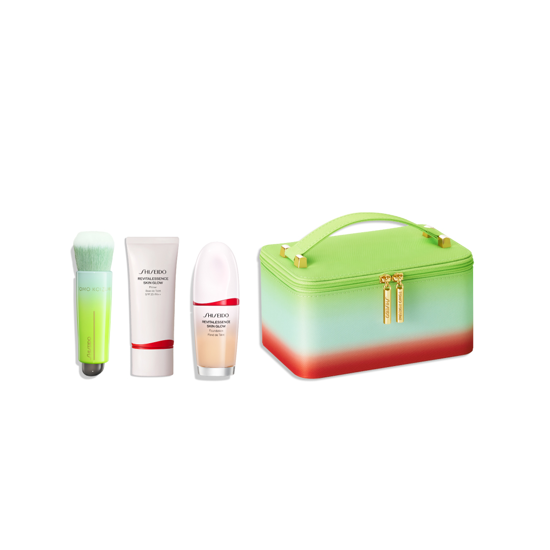 ＳＨＩＳＥＩＤＯ　ＨＯＬＩＤＡＹ　ポーチキャンペーンキット（ＤＡＩＹＡ　ＦＵＤＥ　２６　＆　エッセンス　スキングロウ　プライマー　＆　エッセンス　スキングロウ　ファンデーション（１４０））