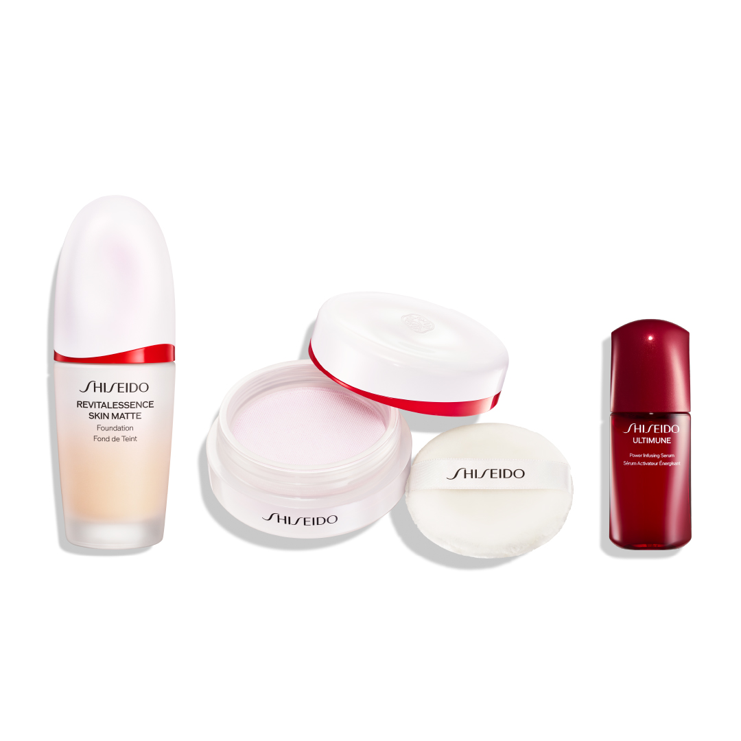ＳＨＩＳＥＩＤＯ　ベースメイクキット（エッセンス　スキンスムース　ファンデーション（１３０）＆　エッセンス　スキンセッティング　パウダー　０３）