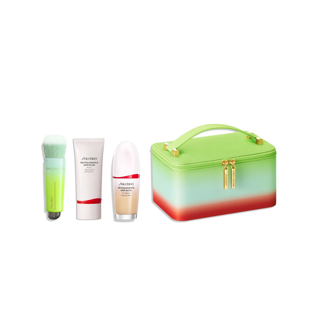 ＳＨＩＳＥＩＤＯ　ＨＯＬＩＤＡＹ　ポーチキャンペーンキット（ＤＡＩＹＡ　ＦＵＤＥ　２６　＆　エッセンス　スキングロウ　プライマー　＆　エッセンス　スキングロウ　ファンデーション（２２０））