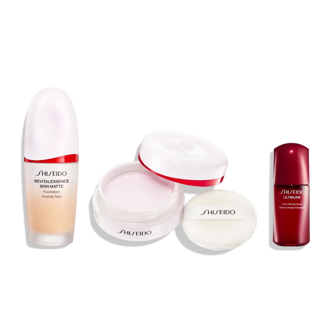 ＳＨＩＳＥＩＤＯ　ベースメイクキット（エッセンス　スキンスムース　ファンデーション（１４０）＆　エッセンス　スキンセッティング　パウダー　０３）