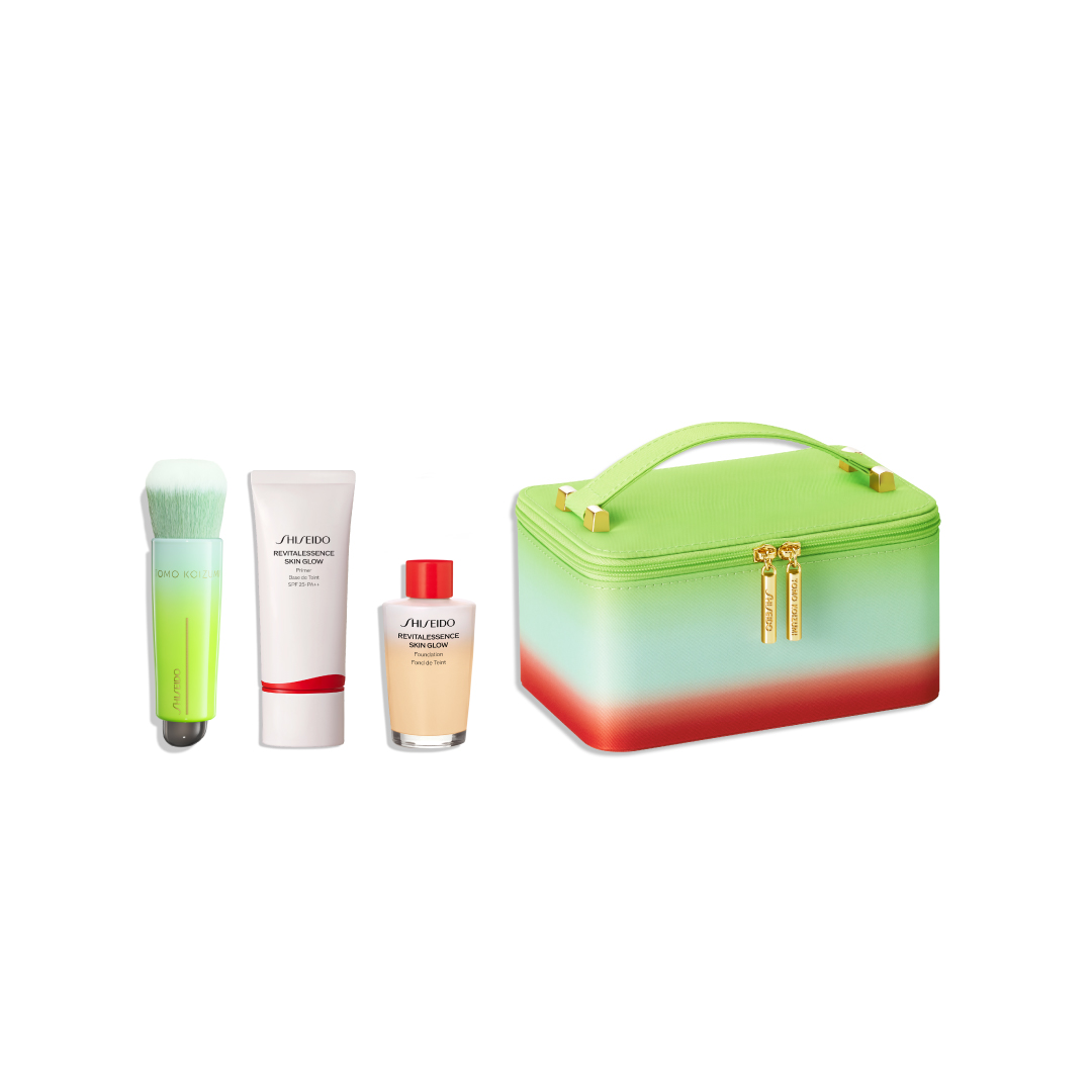 ＳＨＩＳＥＩＤＯ　ＨＯＬＩＤＡＹ　ポーチキャンペーンキット（ＤＡＩＹＡ　ＦＵＤＥ　２６　＆　エッセンス　スキングロウ　プライマー　＆　エッセンス　スキングロウ　ファンデーション（１３０）（レフィル））