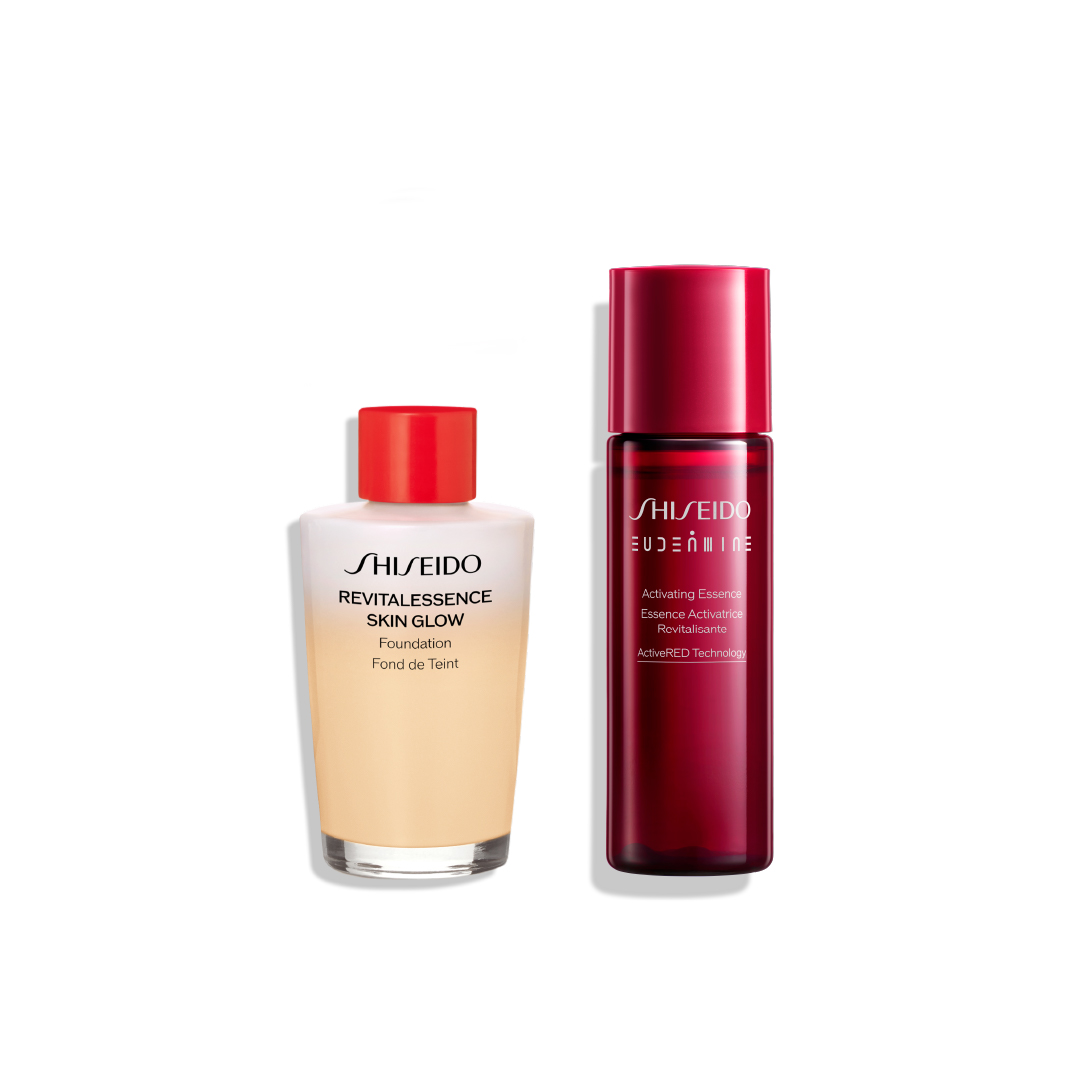 ＳＨＩＳＥＩＤＯ　ベースメイクキット（エッセンス　スキングロウ　ファンデーション（１３０）（レフィル））