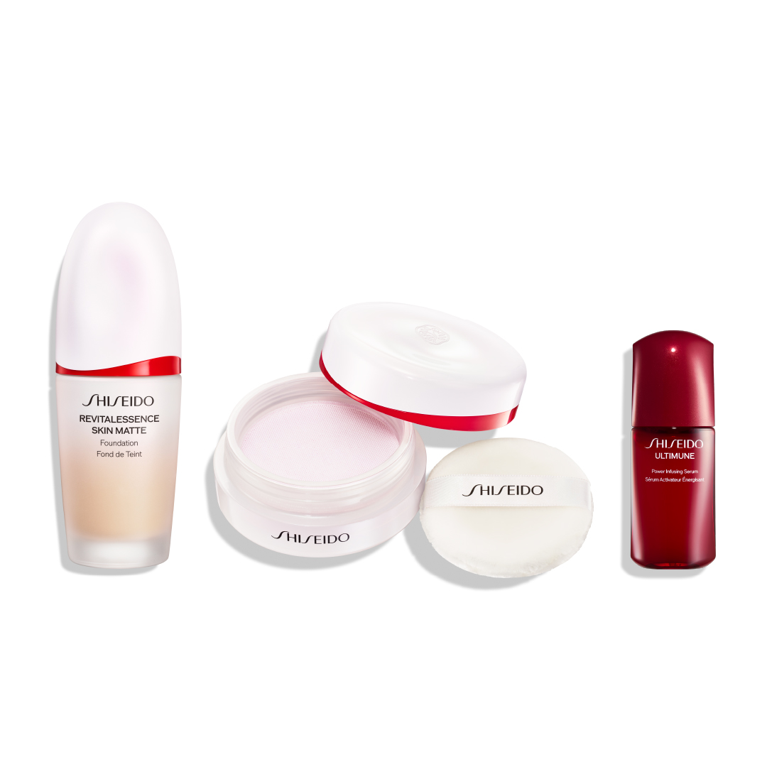 ＳＨＩＳＥＩＤＯ　ベースメイクキット（エッセンス　スキンスムース　ファンデーション（２２０）＆　エッセンス　スキンセッティング　パウダー　０３）
