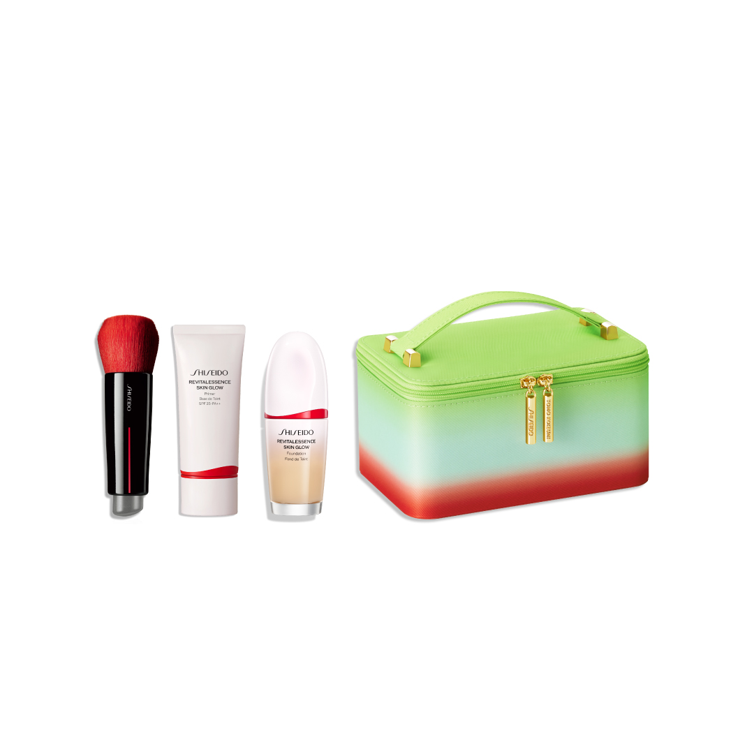 ＳＨＩＳＥＩＤＯ　ＨＯＬＩＤＡＹ　ポーチキャンペーンキット（ＤＡＩＹＡ　ＦＵＤＥ　＆　エッセンス　スキングロウ　プライマー　＆　エッセンス　スキングロウ　ファンデーション（２２０））