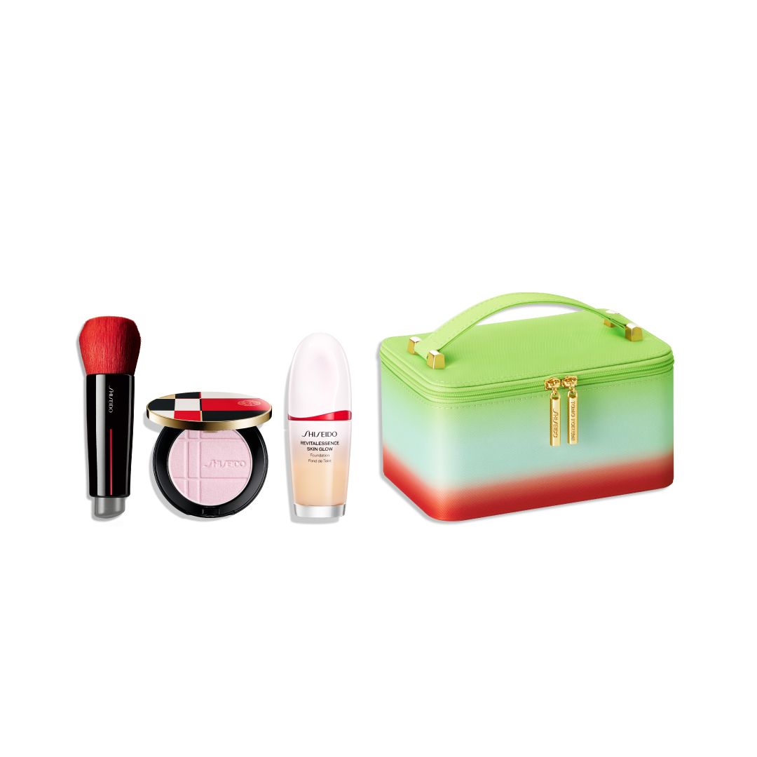 ＳＨＩＳＥＩＤＯ　ＨＯＬＩＤＡＹ　ポーチキャンペーンキット（ＤＡＩＹＡ　ＦＵＤＥ　＆　カラー＋グロウ　エンハンサー　０１　＆　エッセンス　スキングロウ　ファンデーション（１３０））