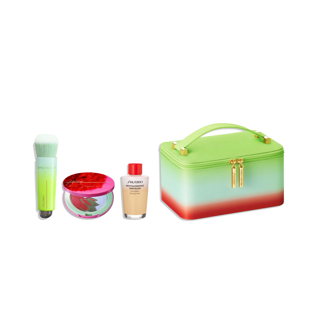 ＳＨＩＳＥＩＤＯ　ＨＯＬＩＤＡＹ　ポーチキャンペーンキット（ＤＡＩＹＡ　ＦＵＤＥ　２６　＆　カラー＋グロウ　エンハンサー　２０　＆　エッセンス　スキングロウ　ファンデーション（２２０）（レフィル））