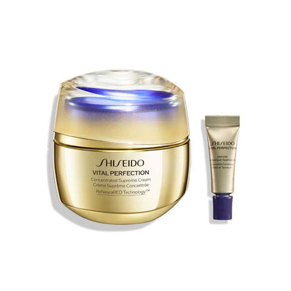 ＳＨＩＳＥＩＤＯ　バイタルパーフェクション　モイスチャライザー＆新シワ改善クリームキット（シュプリームクリーム　コンセントレート）