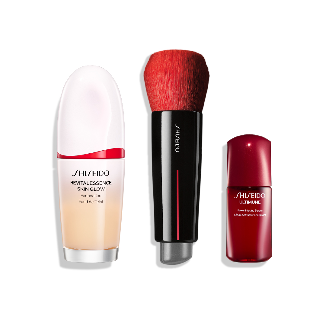 ＳＨＩＳＥＩＤＯ　ベースメイクキット（エッセンス　スキングロウ　ファンデーション（１３０）＆　ＤＡＩＹＡ　ＦＵＤＥ　フェイス　デュオ）