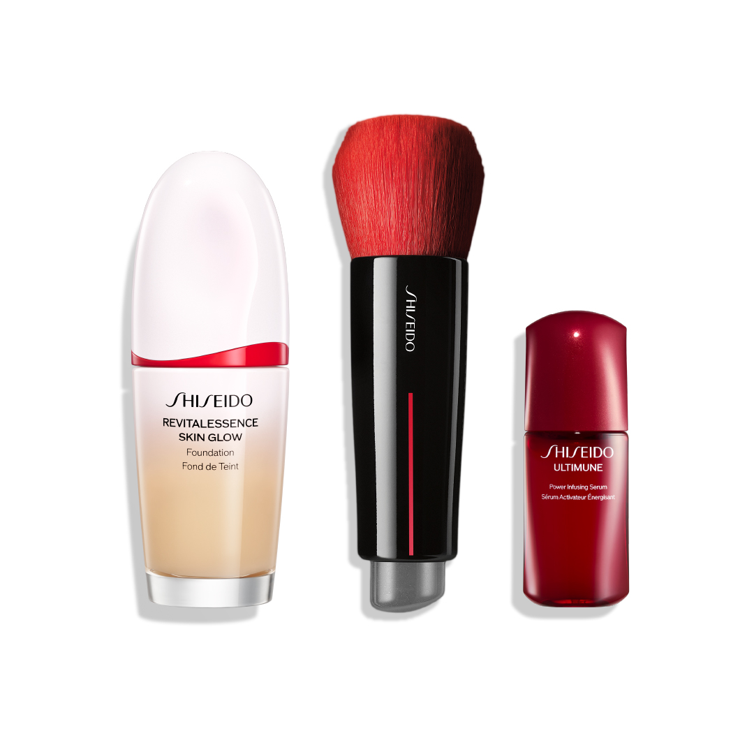 ＳＨＩＳＥＩＤＯ　ベースメイクキット（エッセンス　スキングロウ　ファンデーション（２２０）＆　ＤＡＩＹＡ　ＦＵＤＥ　フェイス　デュオ）
