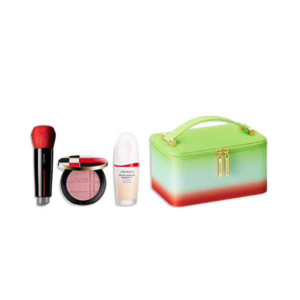 ＳＨＩＳＥＩＤＯ　ＨＯＬＩＤＡＹ　ポーチキャンペーンキット（ＤＡＩＹＡ　ＦＵＤＥ　＆　カラー＋グロウ　エンハンサー　０６　＆　エッセンス　スキンスムース　ファンデーション（１３０））