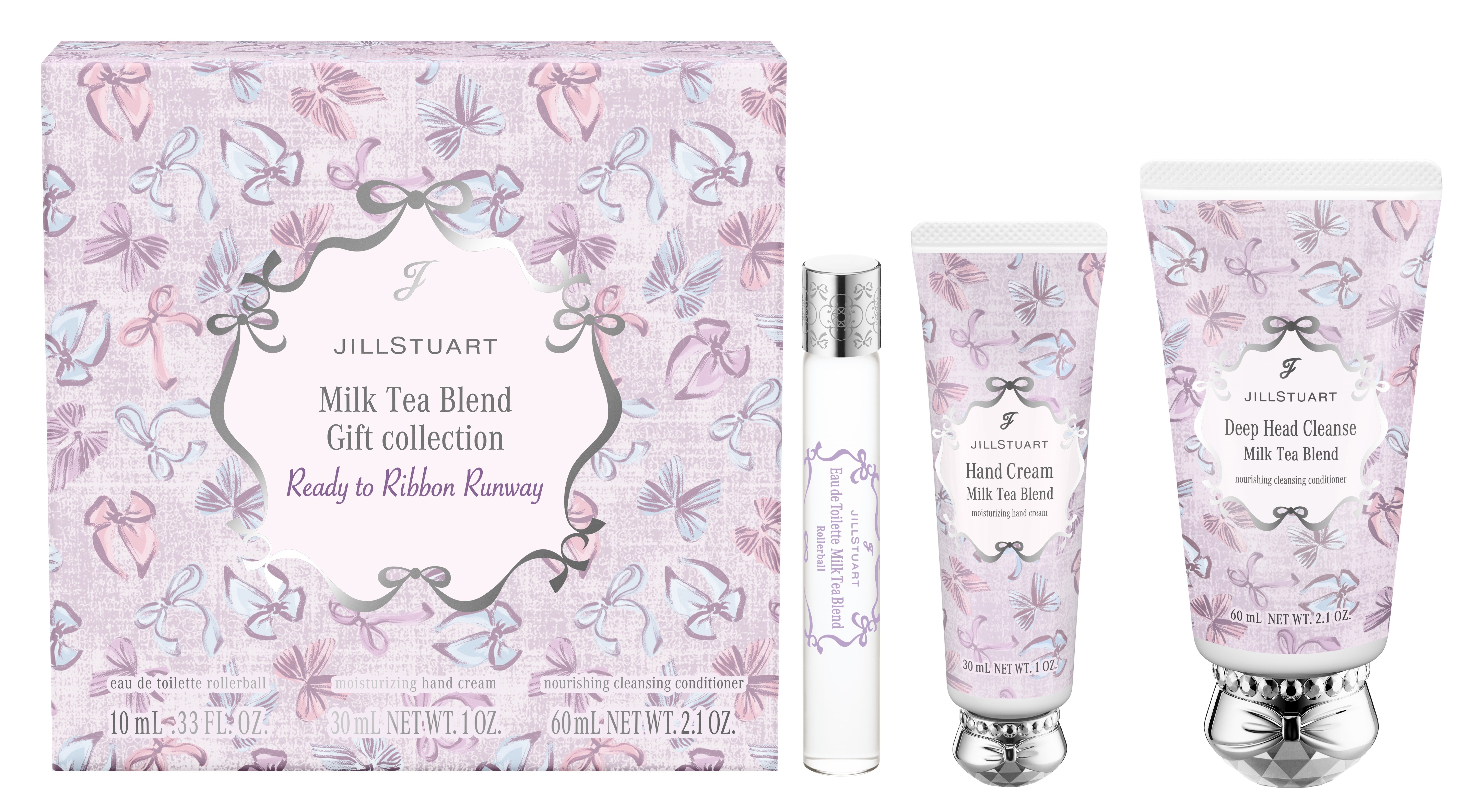 ジルスチュアート　ミルクティーブレンド　ギフトコレクション　レディートゥリボンランウェイ